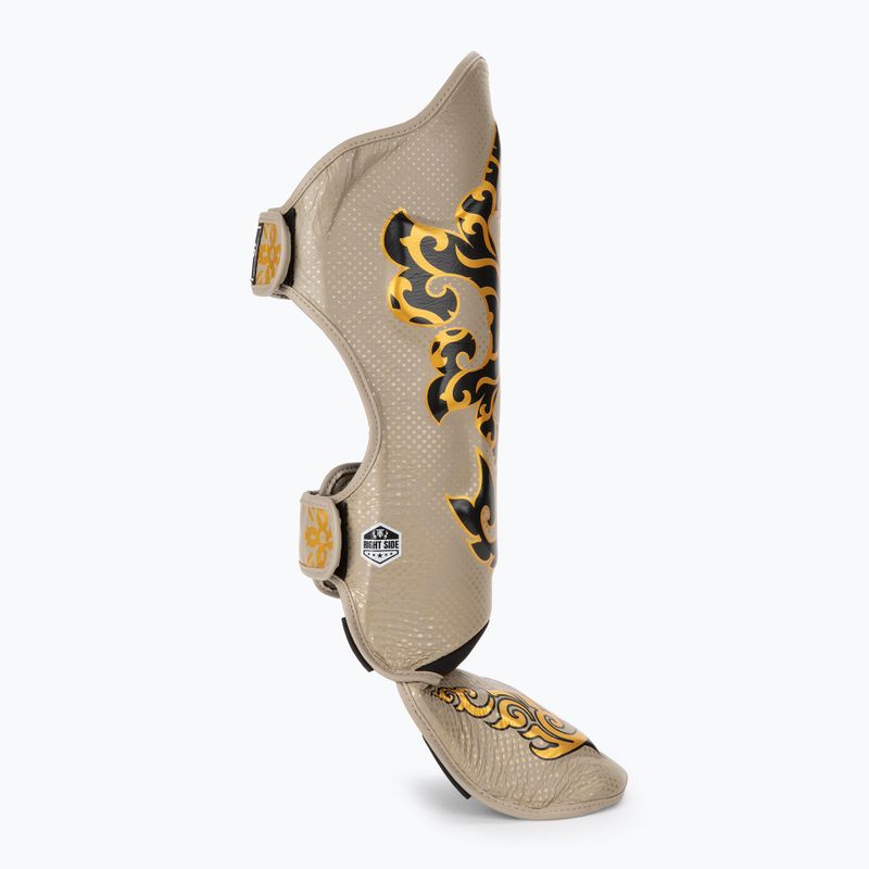 Protezioni per tibia e piede Top King Kanok beige 2