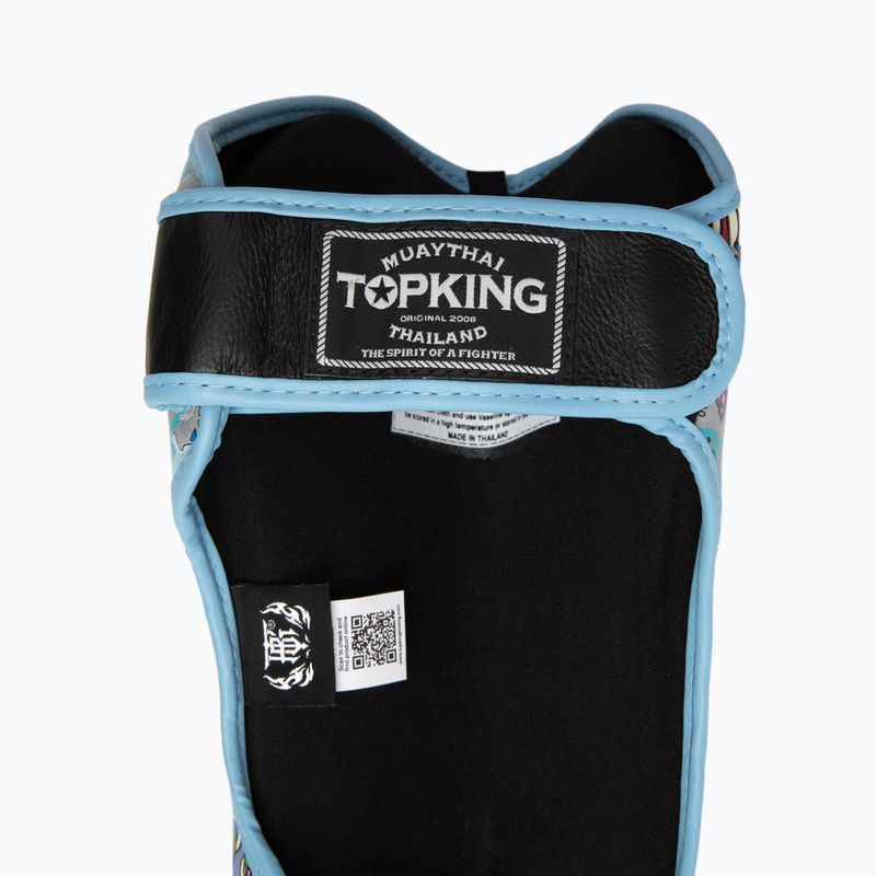 Protezioni per tibia e piede nere Top King Culture 4