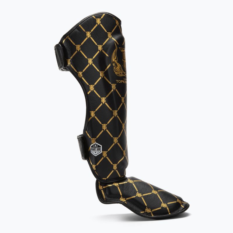 Protezioni per tibia e piede Top King Chain nero/oro 2