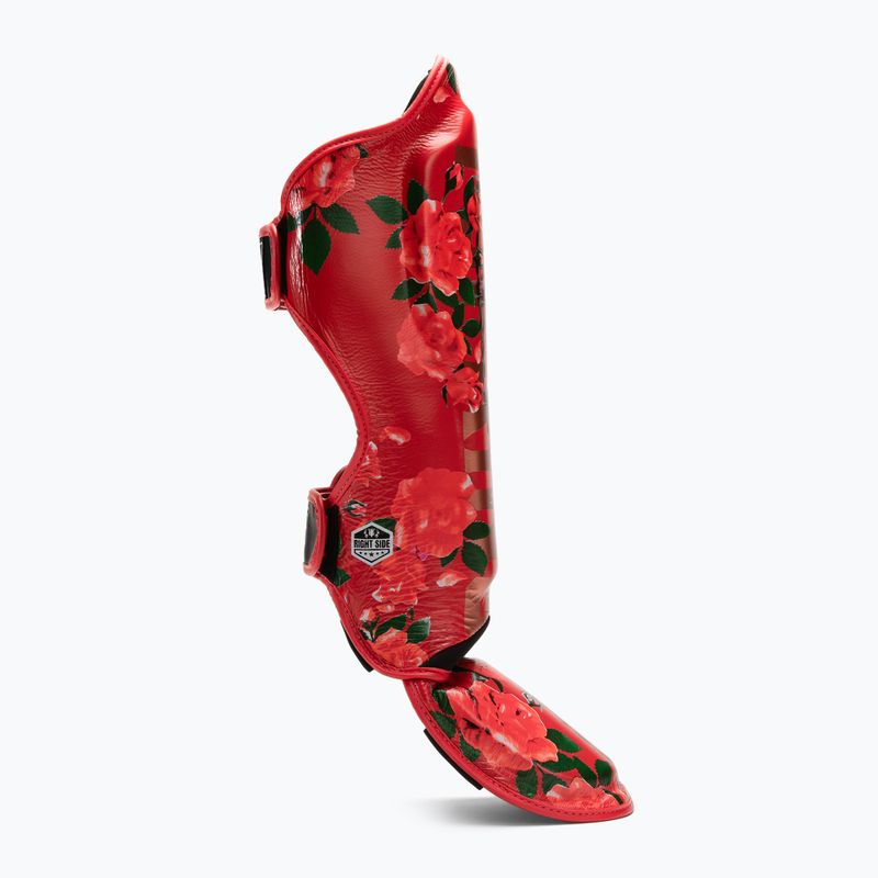 Protezioni per tibia e piede nere Top King Rose 2