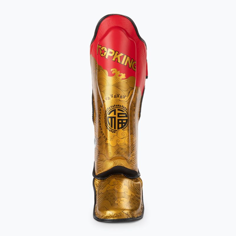 Top King Happiness Protezioni cinesi rosse per tibia e piede 3