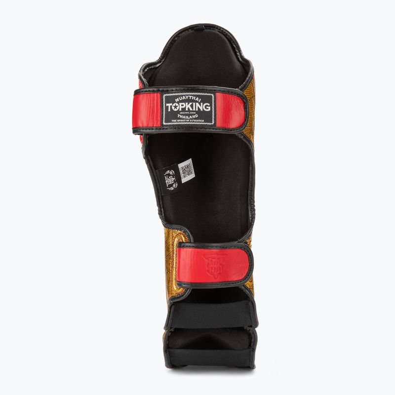 Top King Happiness Protezioni cinesi rosse per tibia e piede 4
