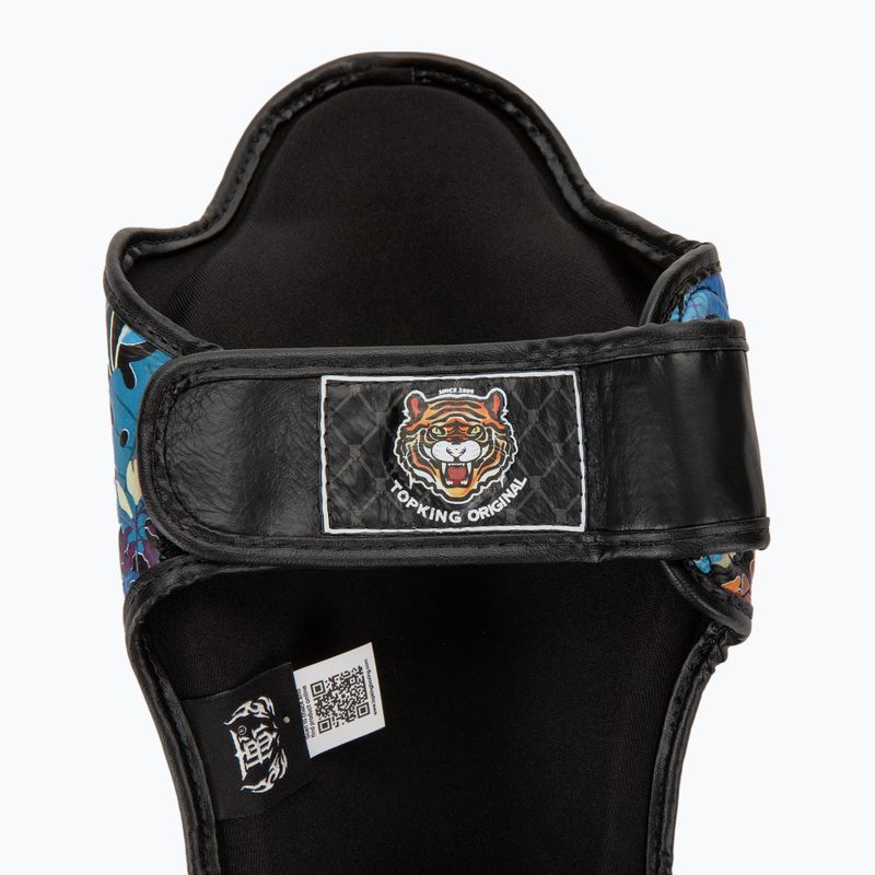 Protezioni per tibia e piede Top King Wild Tiger nero 6