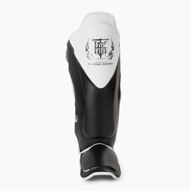 Top King Shin Guards protezioni per tibia e piede Blend nero/bianco 3