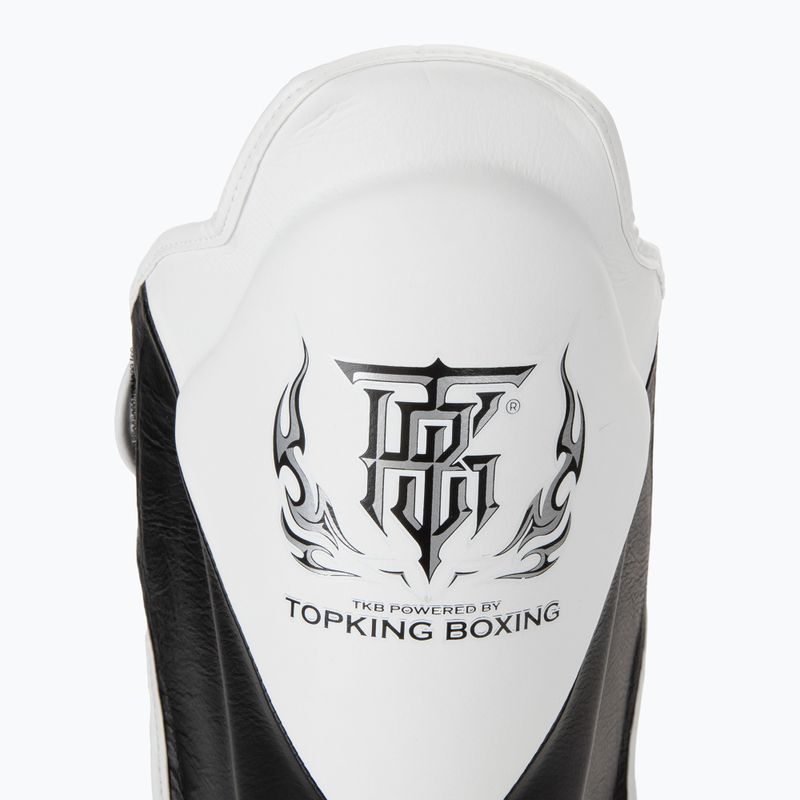 Top King Shin Guards protezioni per tibia e piede Blend nero/bianco 5