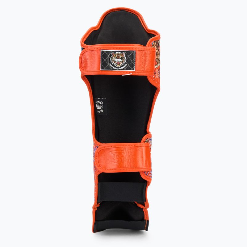 Protezioni per tibia e piede Top King Wild Tiger arancione 5