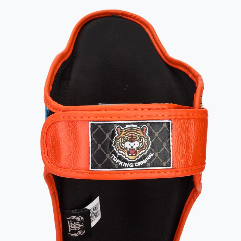Protezioni per tibia e piede Top King Wild Tiger arancione 7