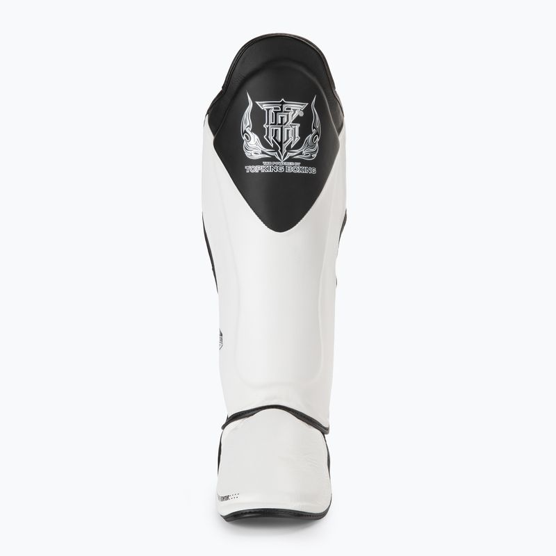 Top King Shin Guards protezioni per tibia e piede Blend bianco/nero 3