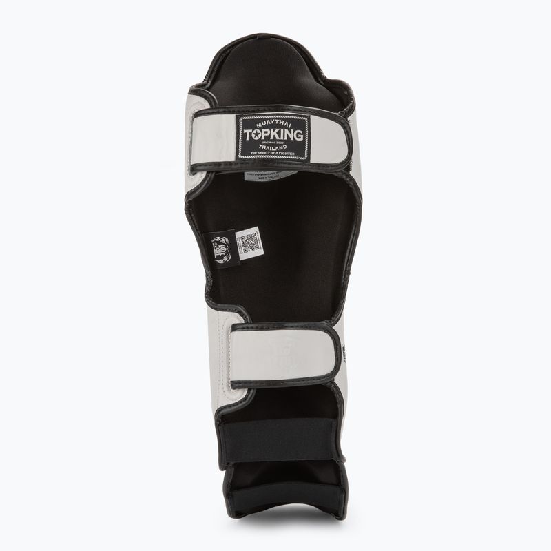 Top King Shin Guards protezioni per tibia e piede Blend bianco/nero 4