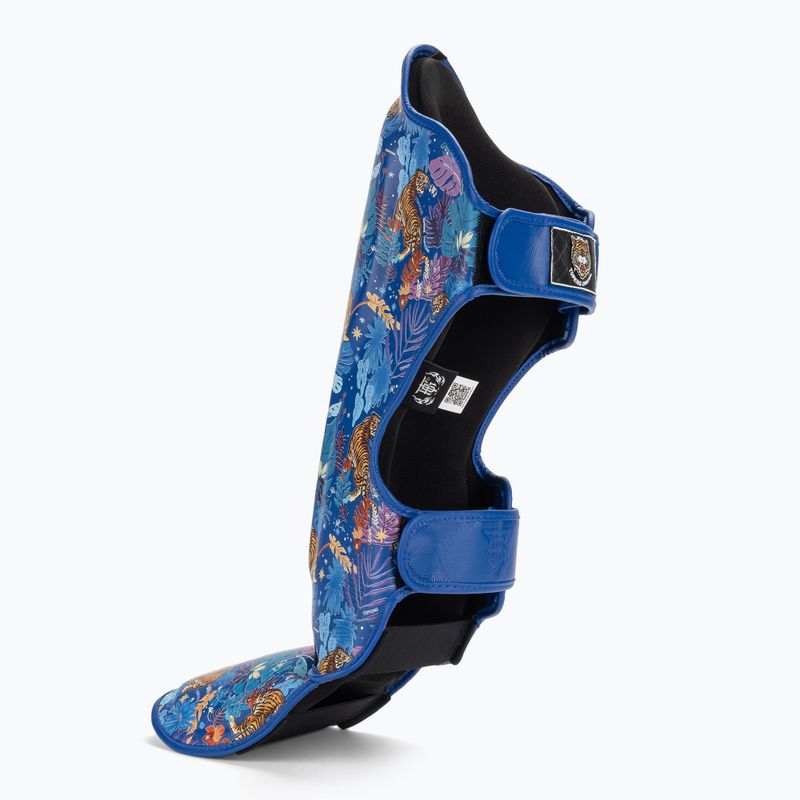 Protezioni per tibia e piede Top King Wild Tiger blu 3