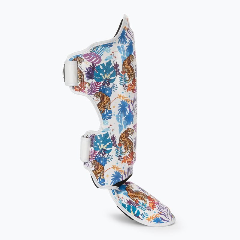Protezioni per tibia e piede Top King Wild Tiger bianco 2