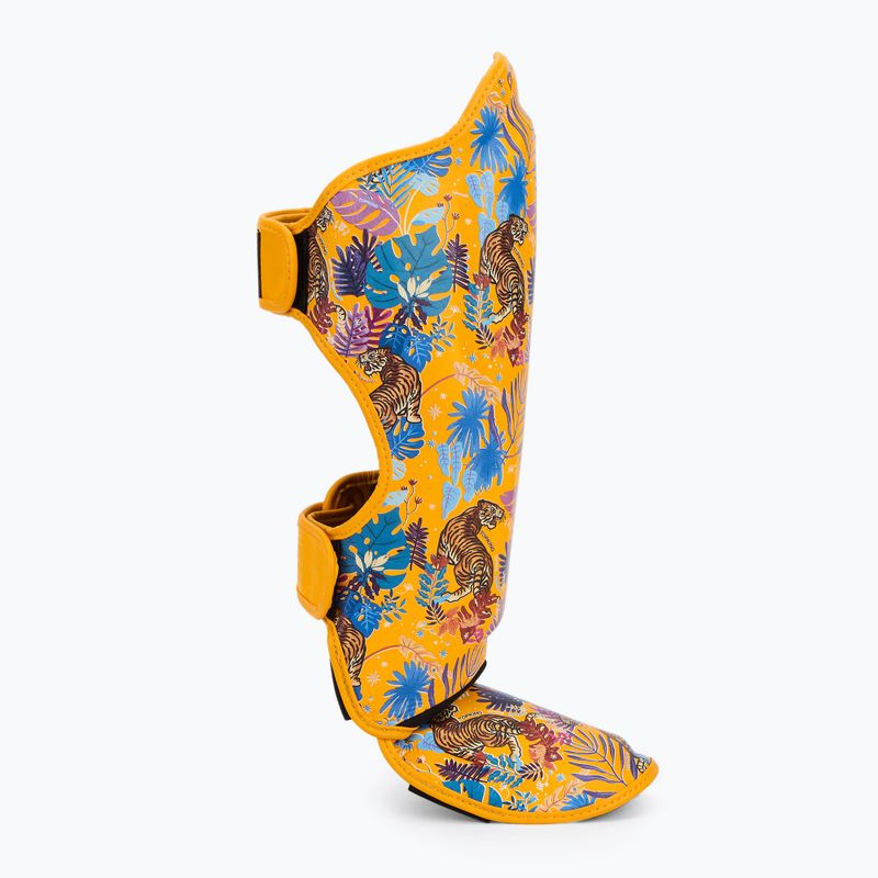 Protezioni per tibia e piede Top King Wild Tiger giallo 2