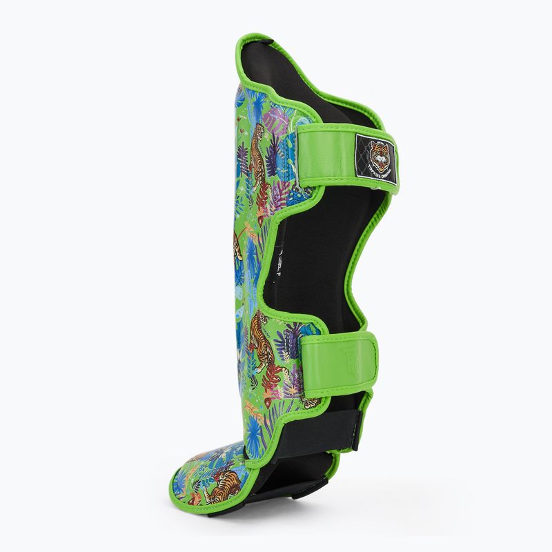 Protezioni per tibia e piede Top King Wild Tiger verde 3
