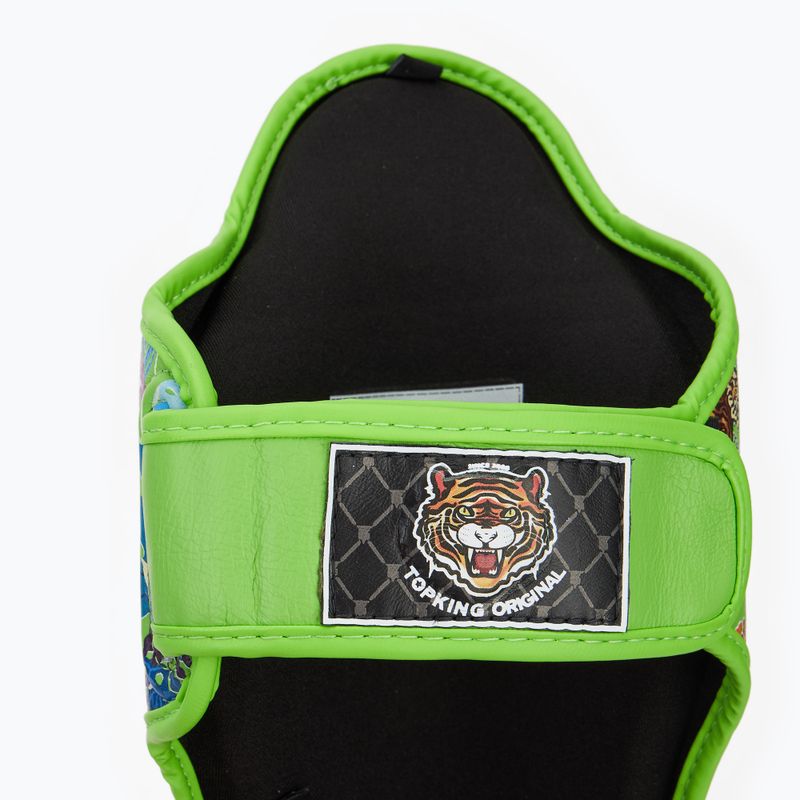 Protezioni per tibia e piede Top King Wild Tiger verde 7