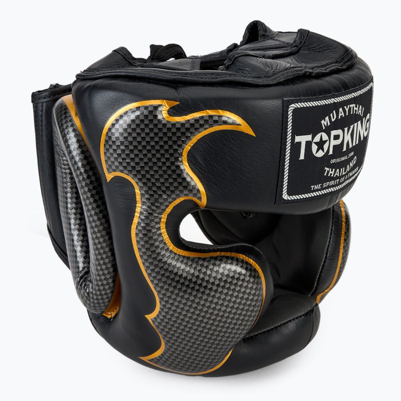 Casco da boxe Top King Empower nero/argento
