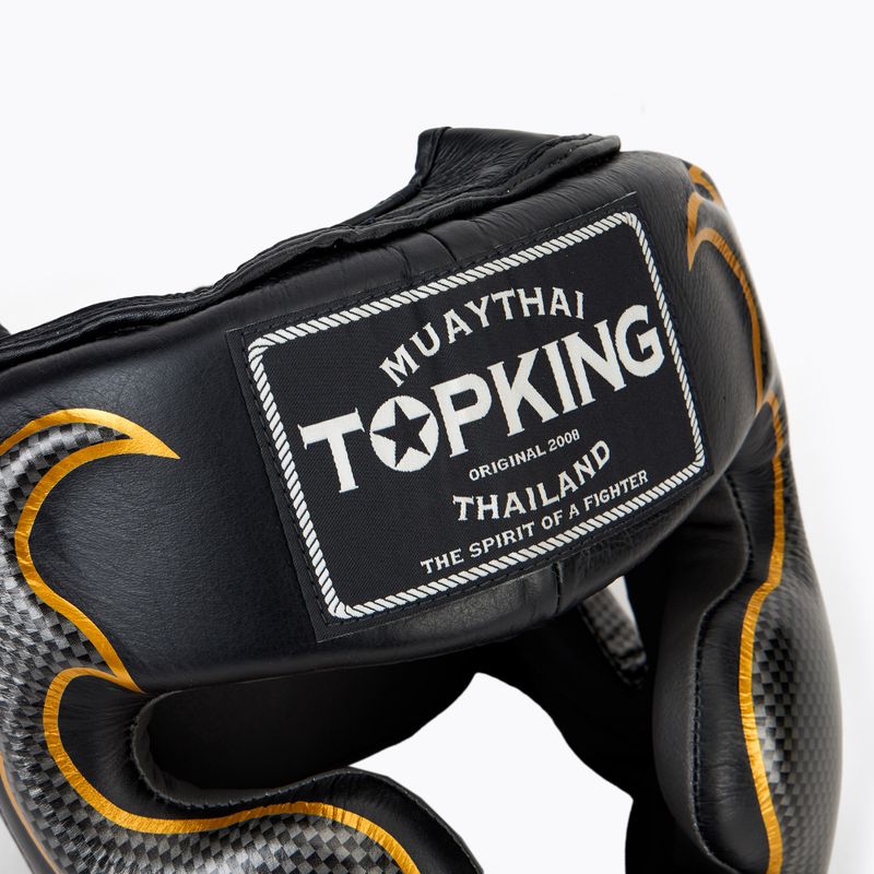 Casco da boxe Top King Empower nero/argento 4