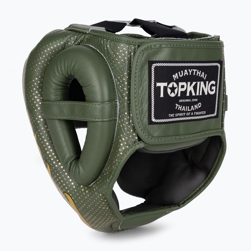 Casco da boxe Top King Kanok kaki 3