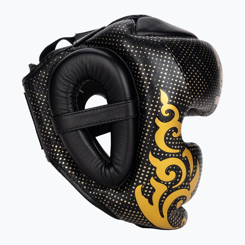 Top King Kanok casco da boxe nero 2