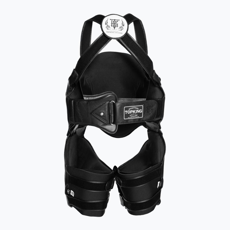 Protettore addominale e cosciale Top King Protection nero/nero 2