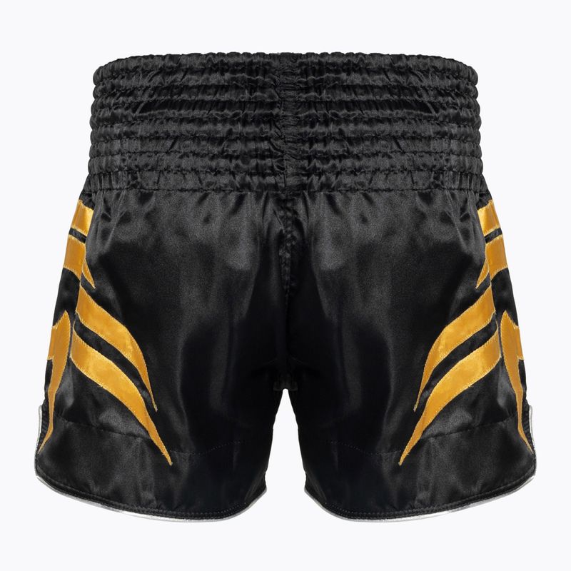 Pantaloncini da allenamento Top King Kickboxing nero/oro 2