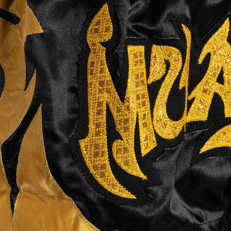 Pantaloncini da allenamento Top King Kickboxing nero/oro 5