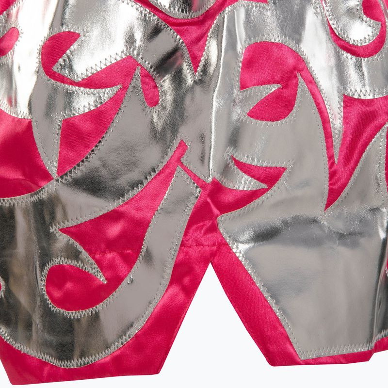Pantaloncini da allenamento Top King Thai Boxe rosa/bianco 4