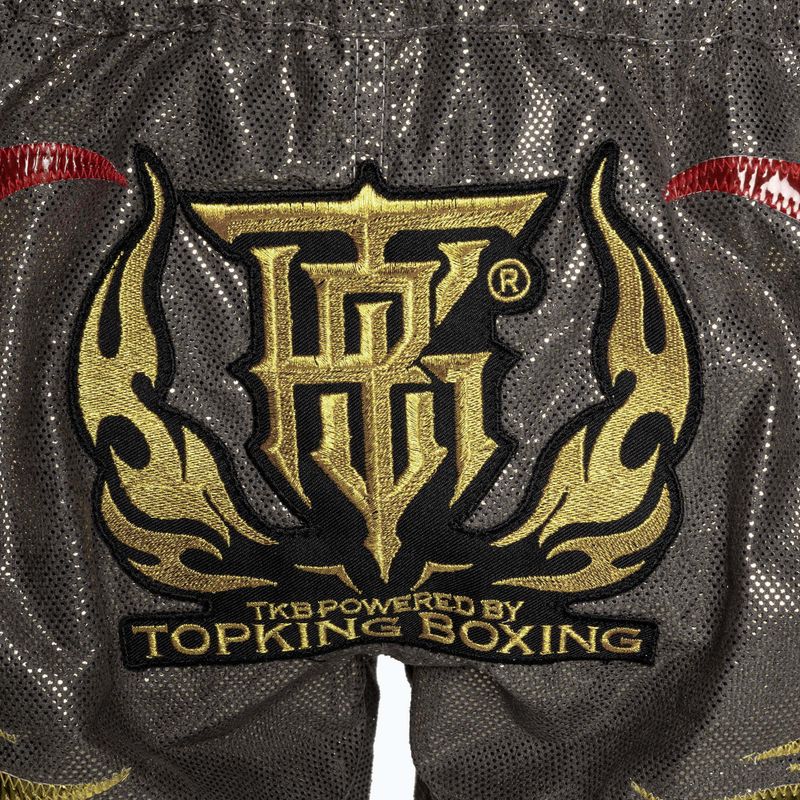 Pantaloncini da allenamento Top King Kickboxing grigio 4