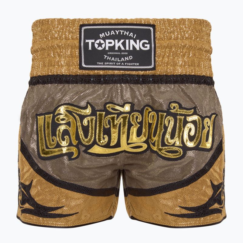 Pantaloncini da allenamento Top King Kickboxing giallo