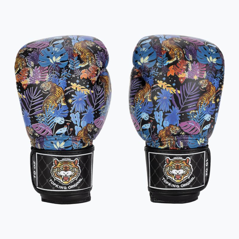 Guantoni da boxe Top King Wild Tiger nero