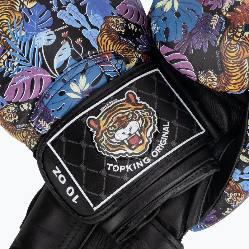 Guantoni da boxe Top King Wild Tiger nero 4