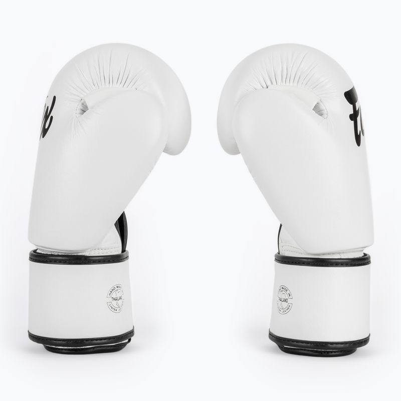 Fairtex Guantoni da boxe amatoriali bianchi 4