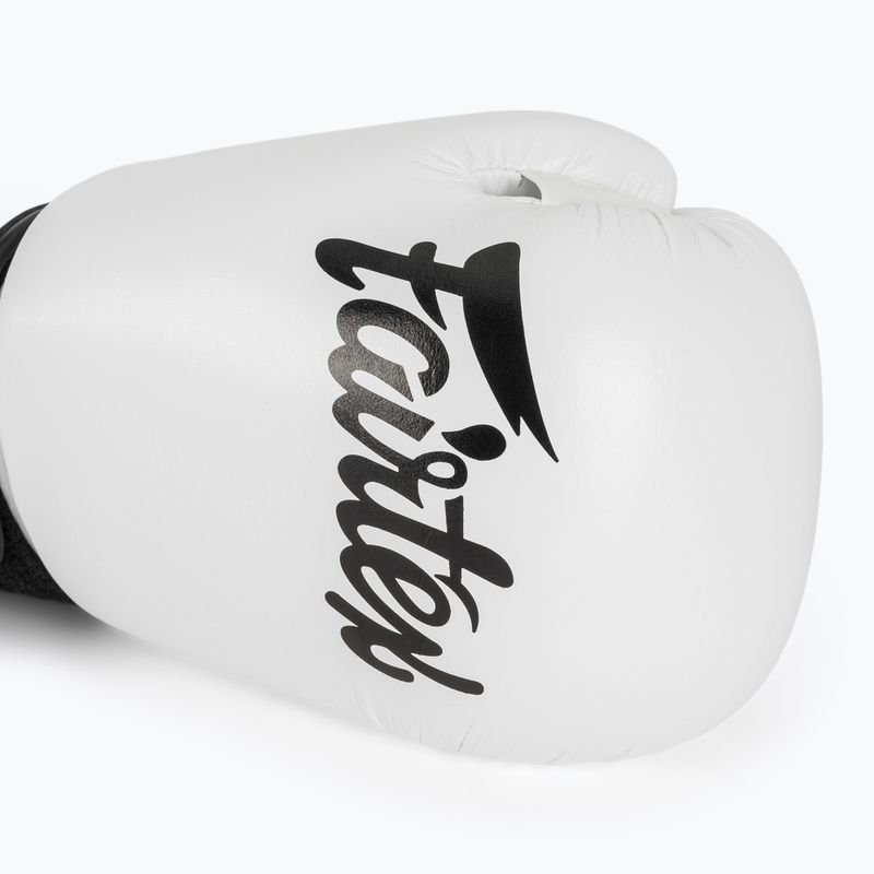 Fairtex Guantoni da boxe amatoriali bianchi 5