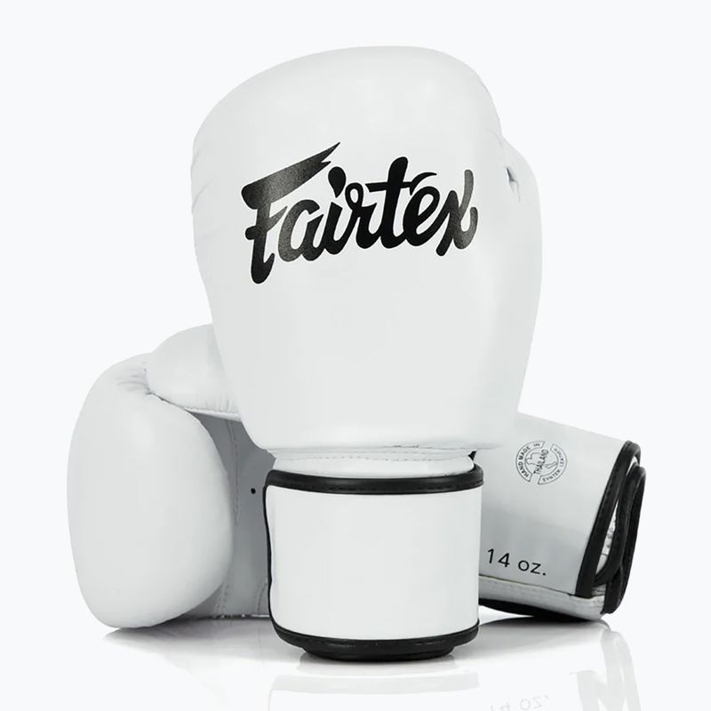 Fairtex Guantoni da boxe amatoriali bianchi 4