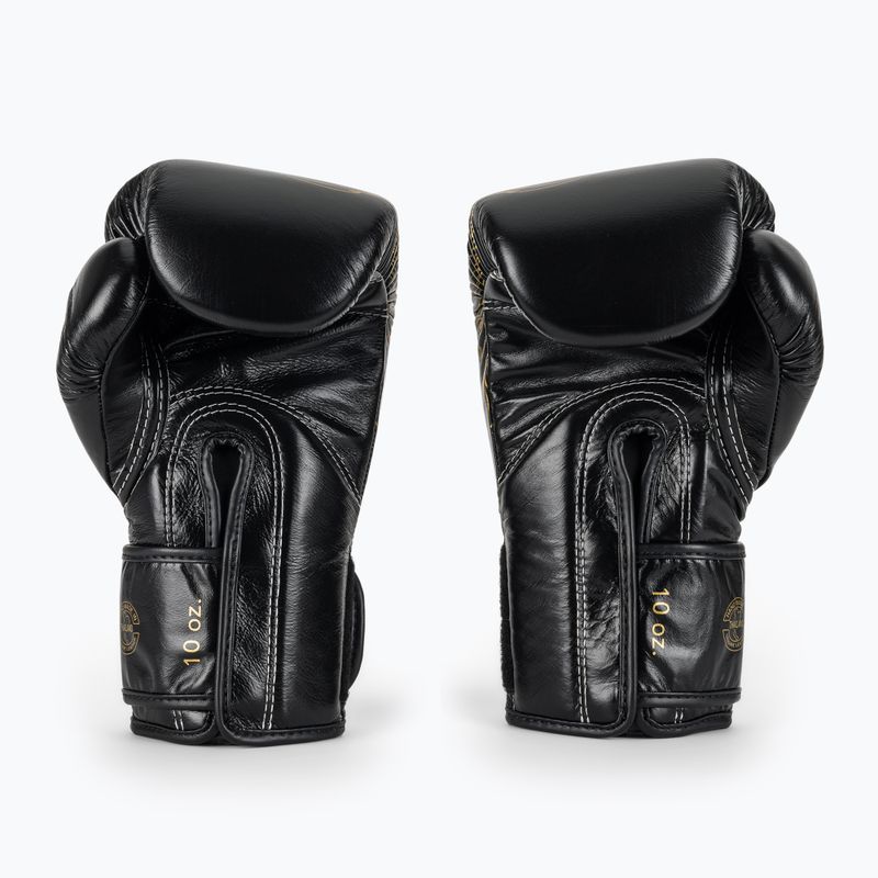 Guanti da boxe Fairtex Glory Kickboxing Competition Training nero/oro 3