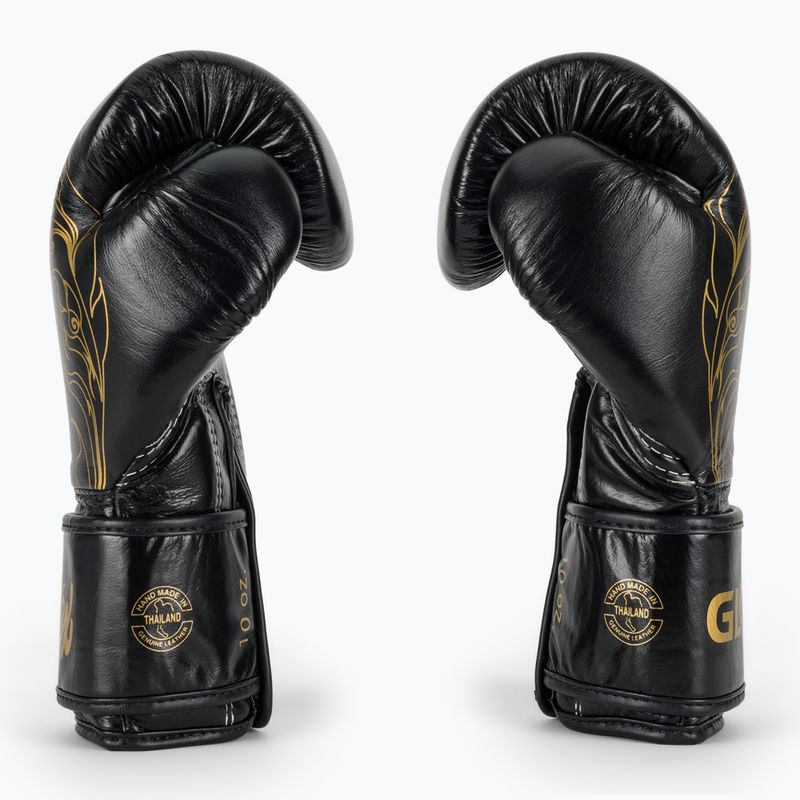 Guanti da boxe Fairtex Glory Kickboxing Competition Training nero/oro 4