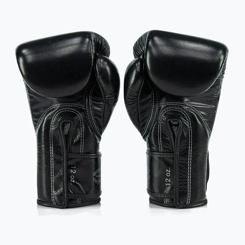 Guanti da boxe Fairtex Glory Kickboxing Competition Training Nero/Argento 2