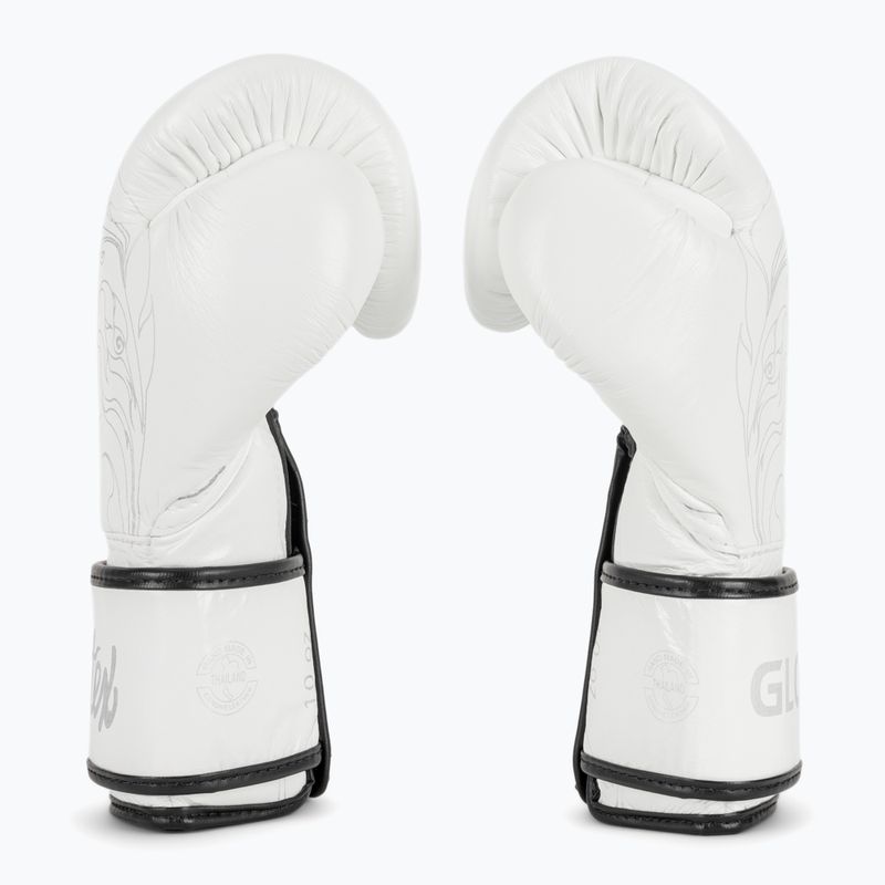 Guanti da boxe Fairtex Glory Kickboxing Competition Training bianco 4
