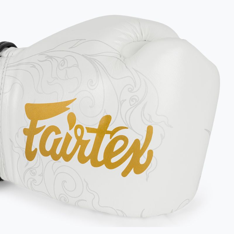 Guanti da boxe Fairtex Glory Kickboxing Competition Training bianco 5