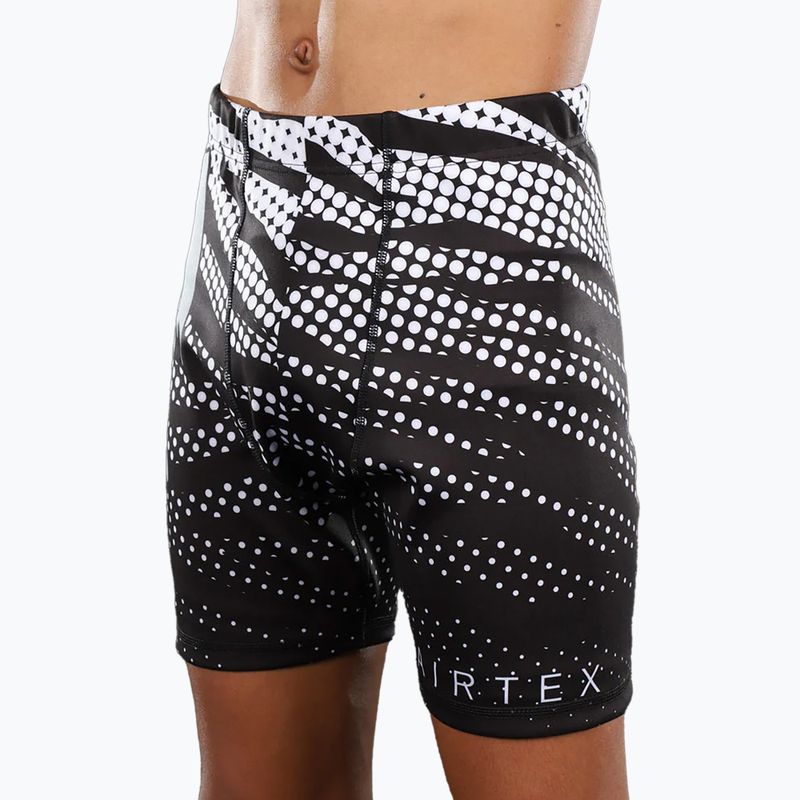 Pantaloncini da allenamento Fairtex Vale Tudo CP10 nero/bianco 2