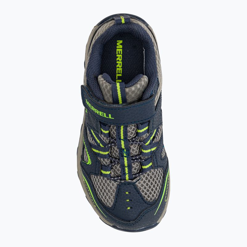 Merrell Trail Chaser, scarponcini da trekking per bambini, blu/verde 6