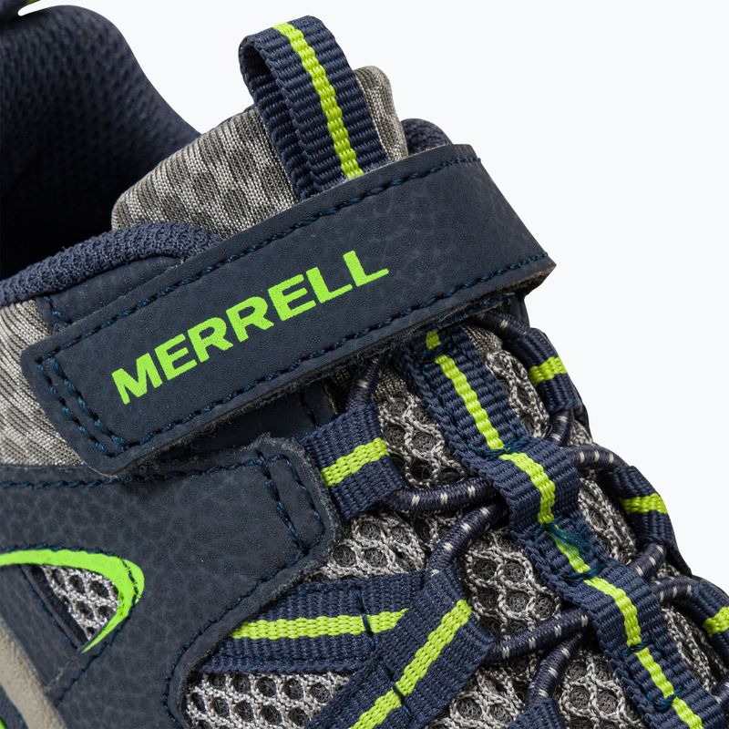 Merrell Trail Chaser, scarponcini da trekking per bambini, blu/verde 8