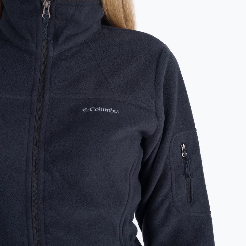 Felpa in pile Columbia Fast Trek II donna nero 4