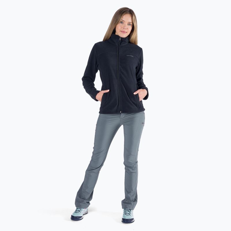 Felpa in pile Columbia Fast Trek II donna nero 5