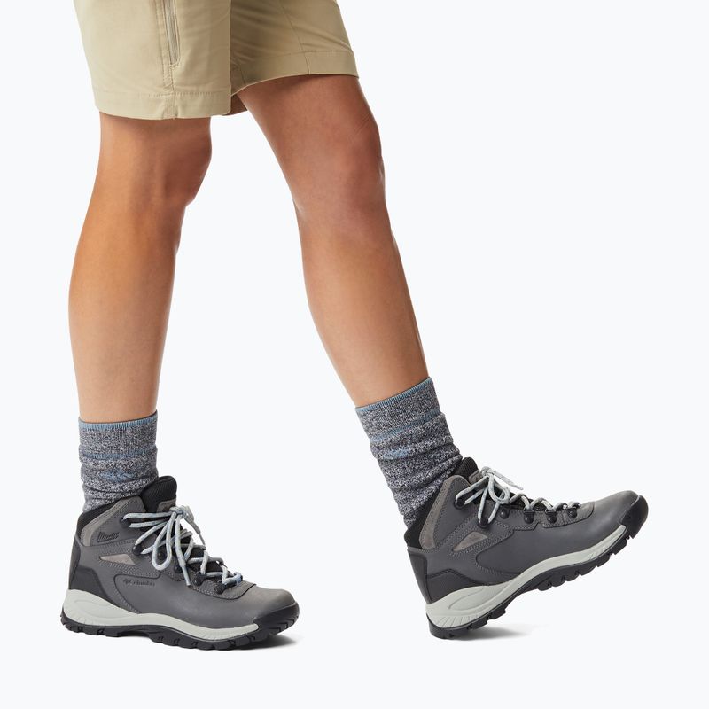 Scarpone da trekking Columbia Newton Ridge Plus quarry/cool wave da donna 14