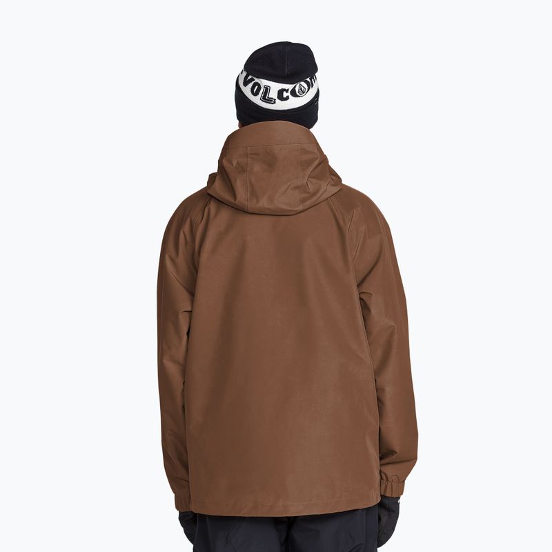 Giacca da snowboard uomo Volcom Dua Insulated Gore-Tex Jacket desert taupe 4
