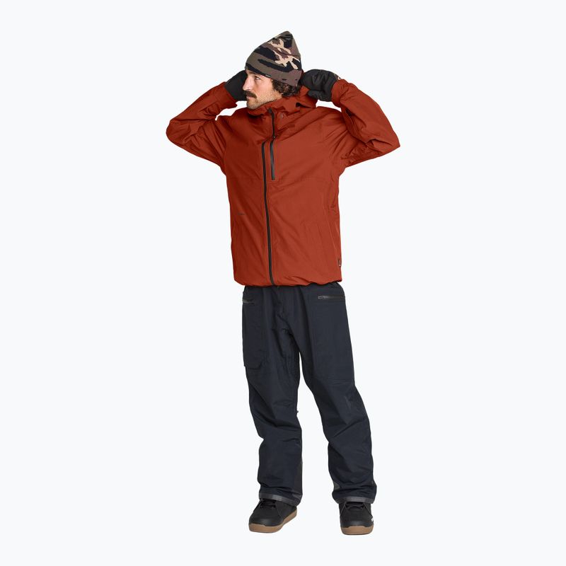 Giacca da snowboard uomo Volcom L Gore-Tex Jacket burnt orange 2