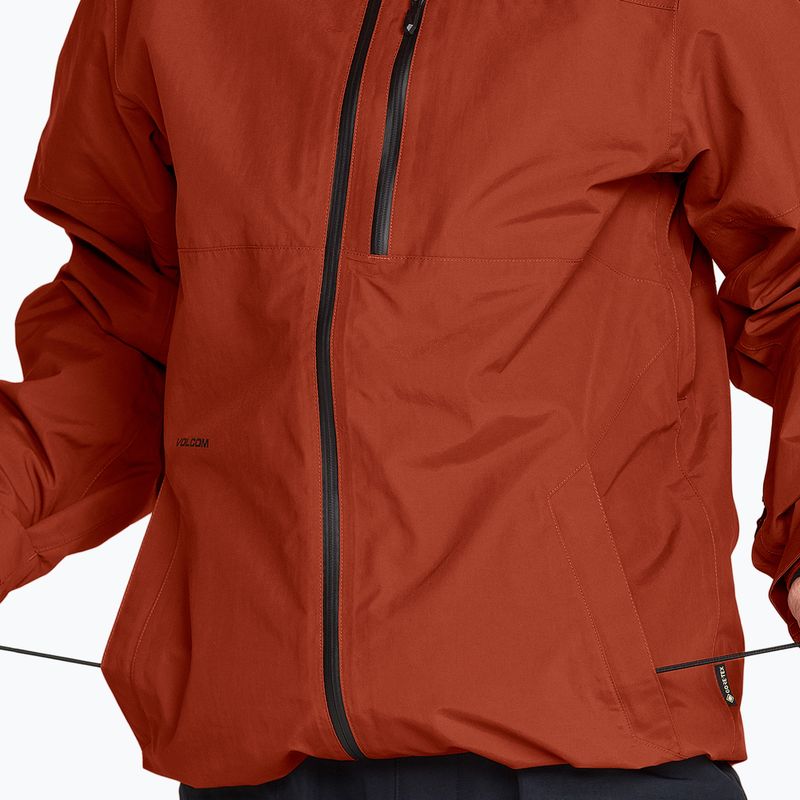 Giacca da snowboard uomo Volcom L Gore-Tex Jacket burnt orange 8