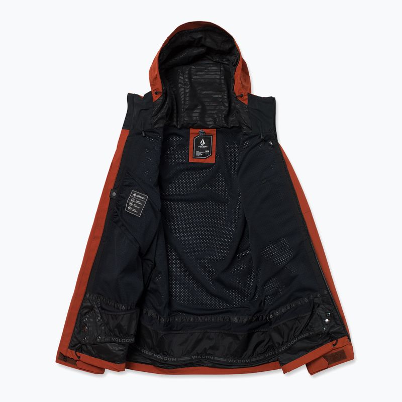 Giacca da snowboard uomo Volcom L Gore-Tex Jacket burnt orange 11