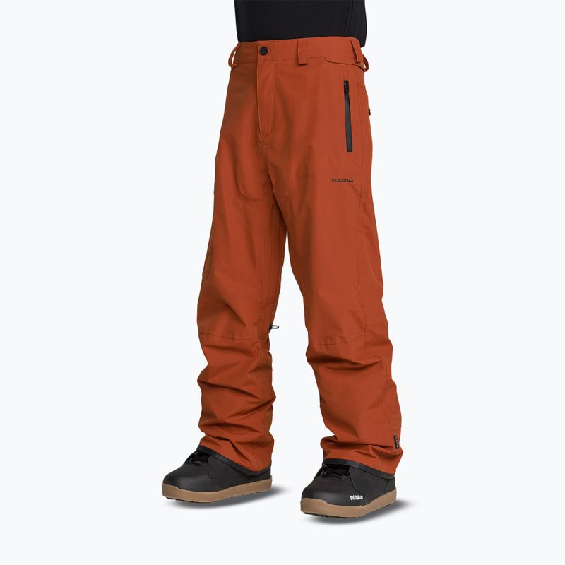 Pantaloni da snowboard da uomo Volcom L Gore-Tex Pant Burnt Orange 4