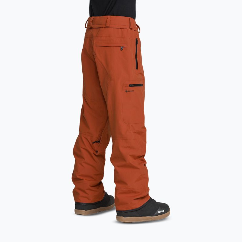 Pantaloni da snowboard da uomo Volcom L Gore-Tex Pant Burnt Orange 6
